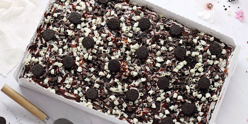 Oppskrift på Oreo sjokoladekake i langpanne