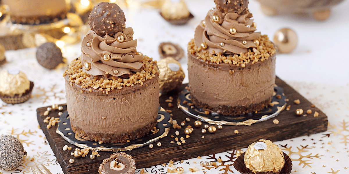 Oppskrift på Ferrero Rocher mini ostekaker