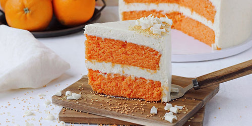 Oppskrift på Orange Velvet kake
