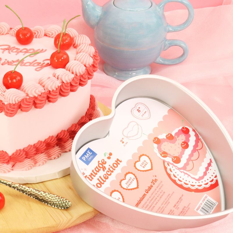 20cm hjerte kakeform til vintage cake