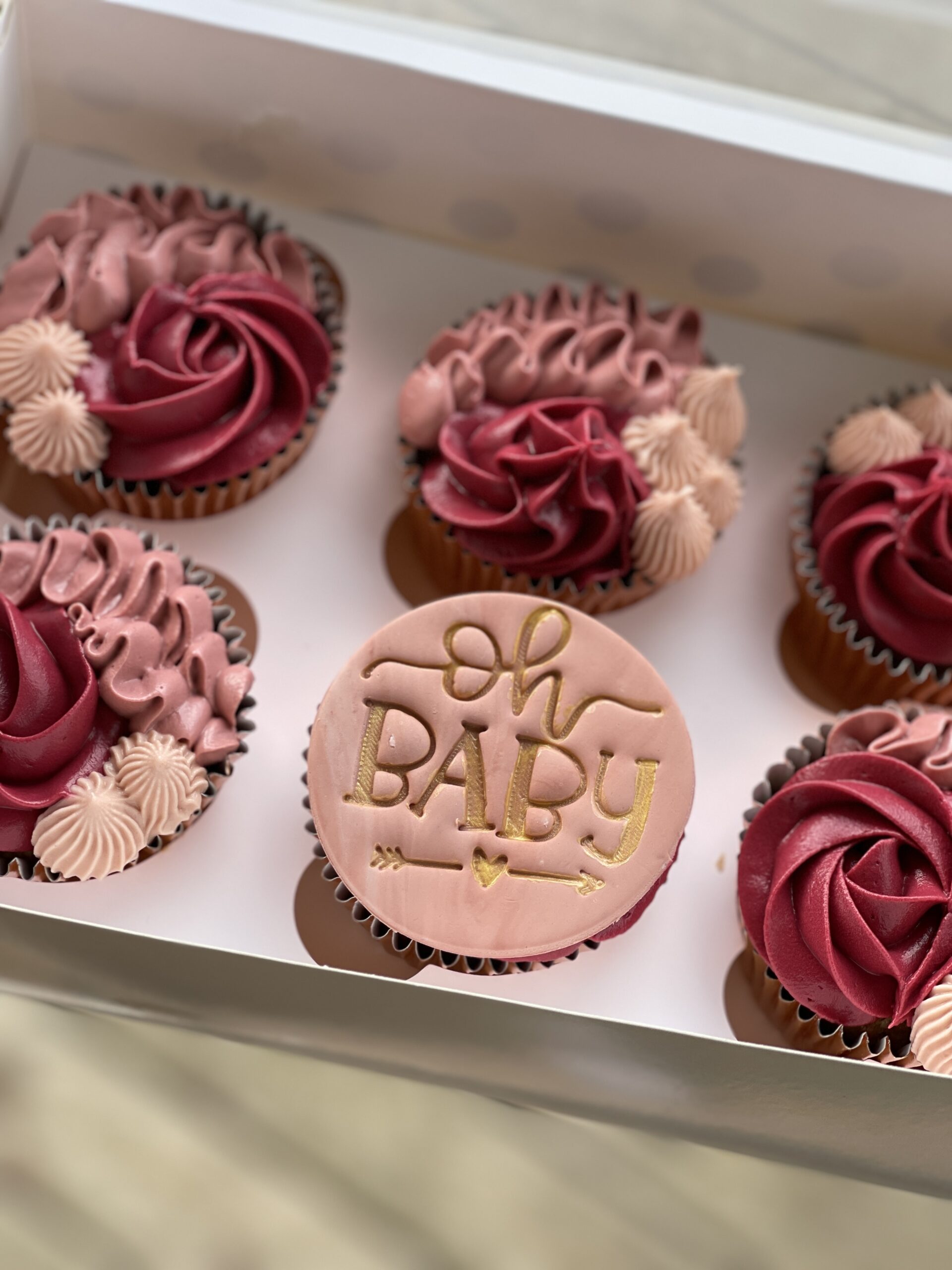 Babyshower cupcakes