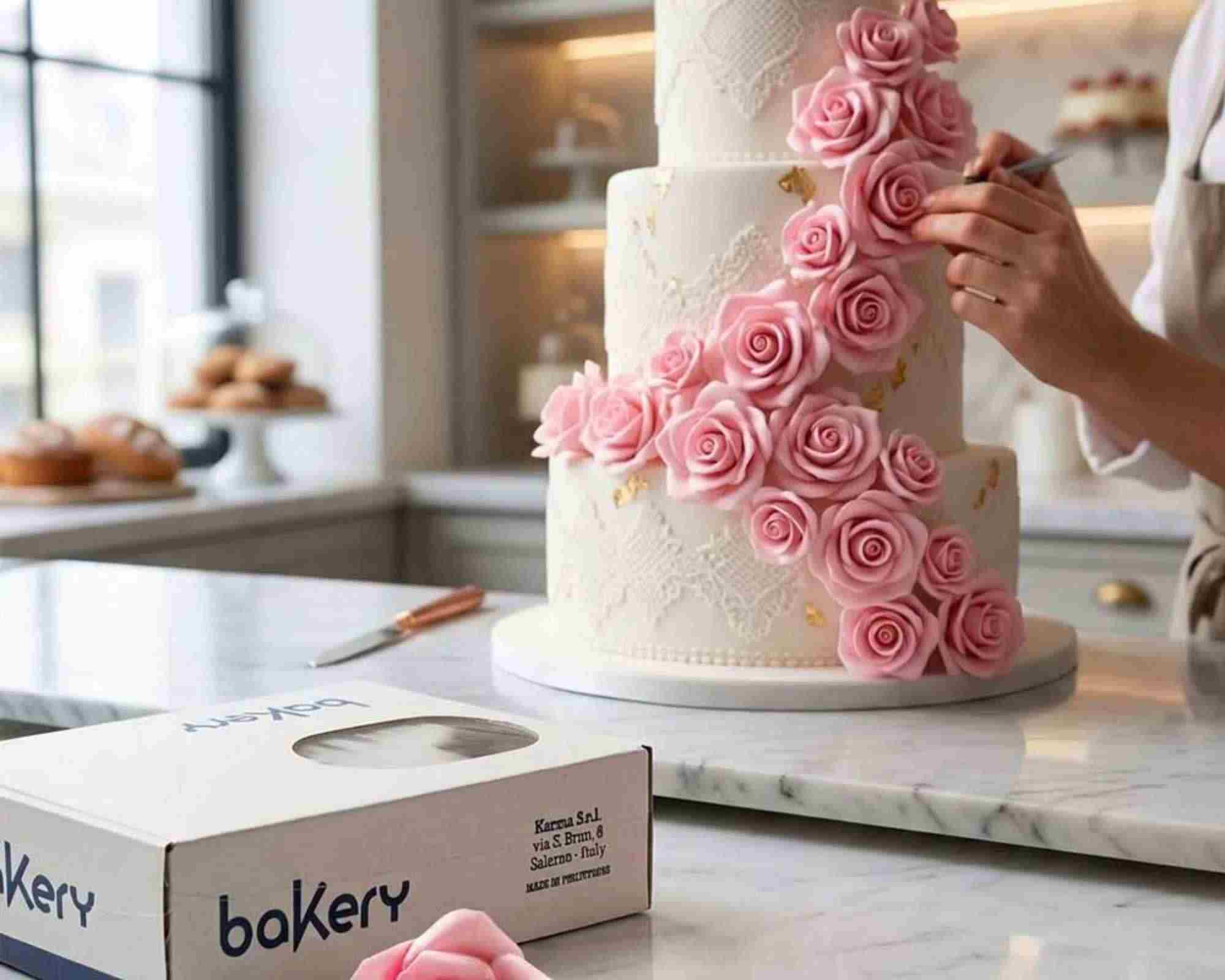 Kakepynt blomster