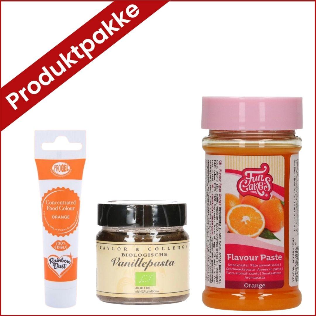 produktpakke til orange velvet kake