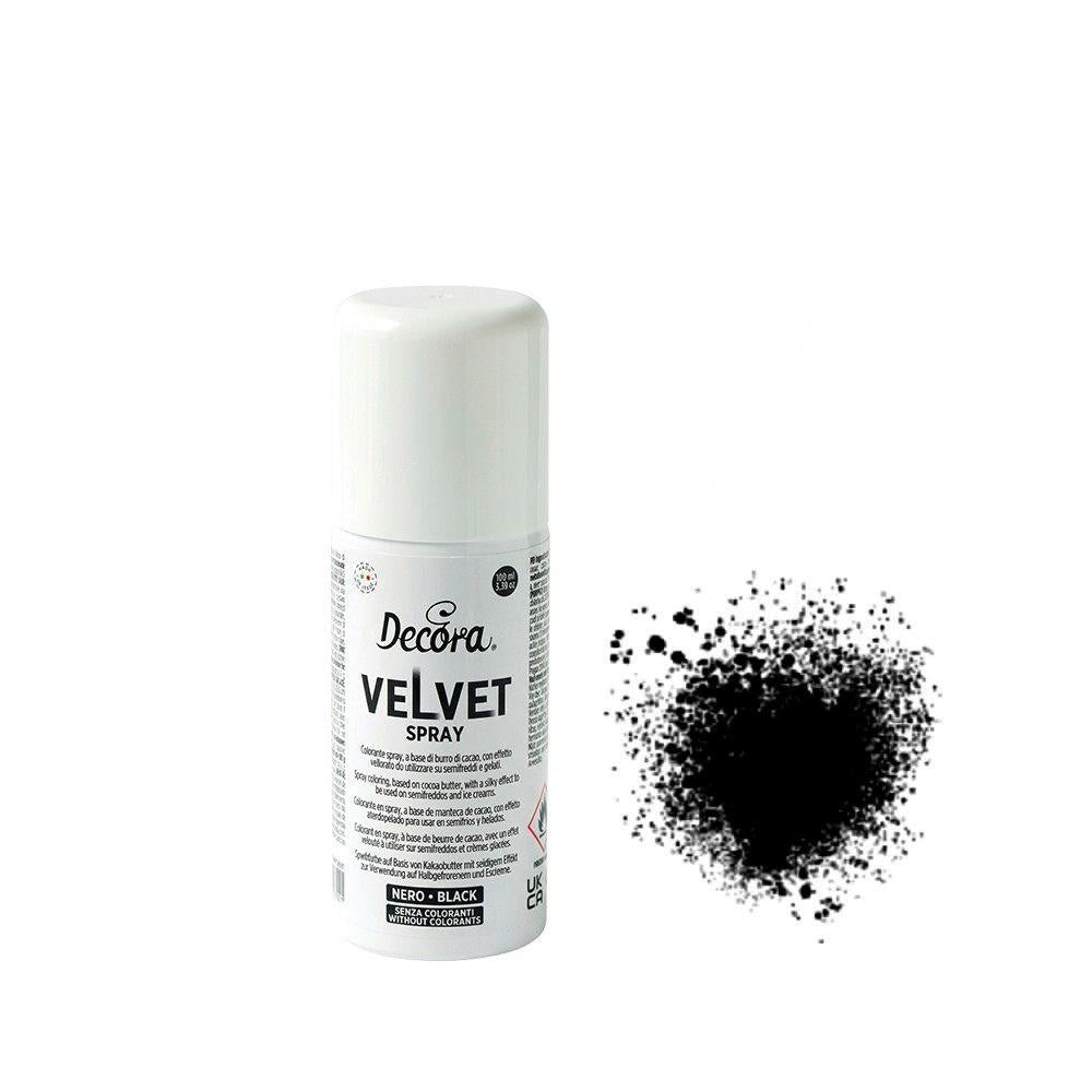 velvet spray svart - svart fargespray med fløyelseffekt