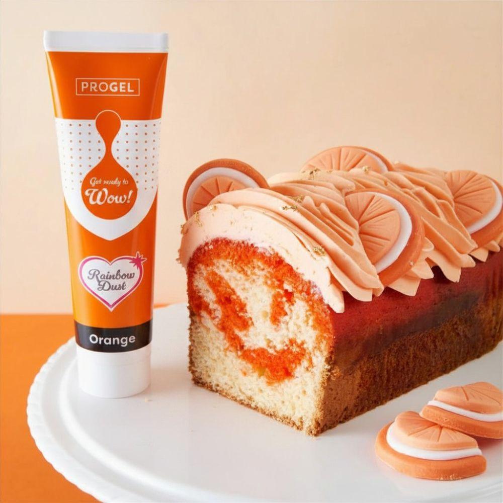 Progel oransje, stor tube