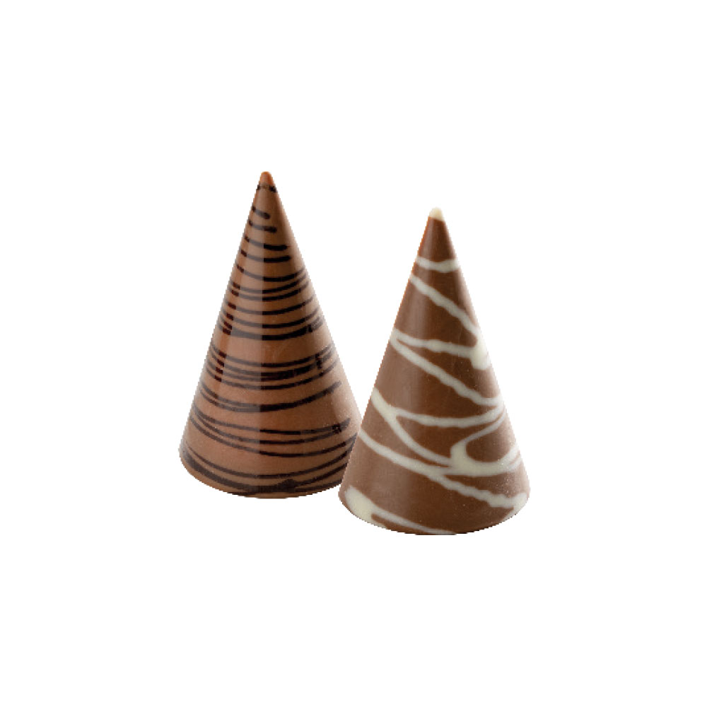 Sjokoladeform i polykarbonat -Kjegleform- Ø3,2cm
