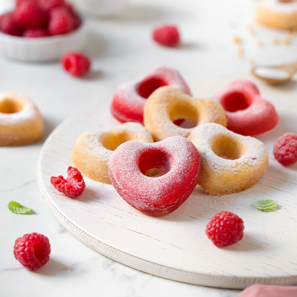 Donutform Hjerte