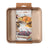 Decora Metallform -Rosegull- 25x25cm