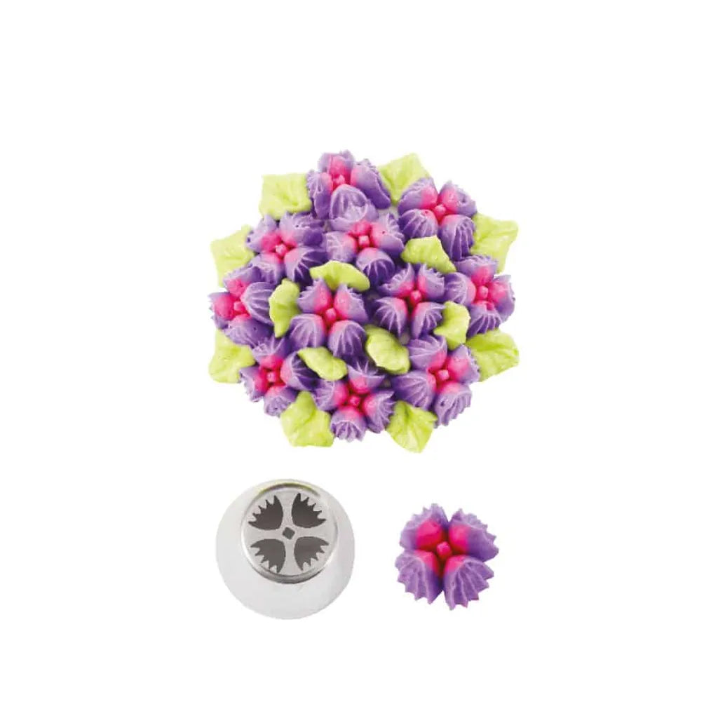 Decora sprøytetipp blomst med 4 blader
