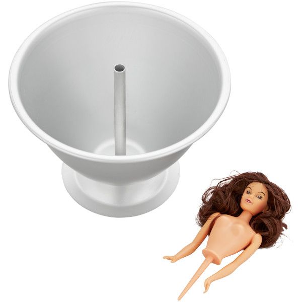 Wilton Dukkekakeform med dukke, 4 deler