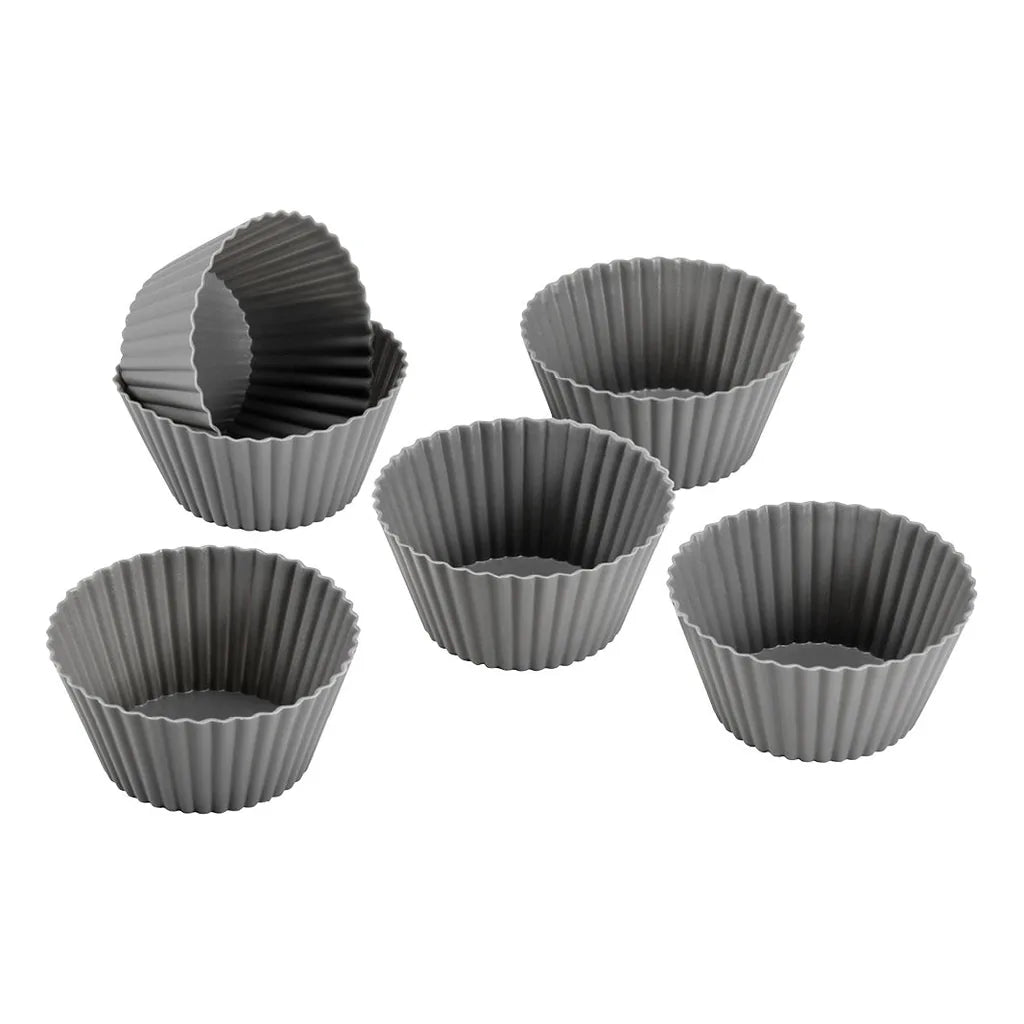 Dorre silikon muffinsformer, pakke med 6