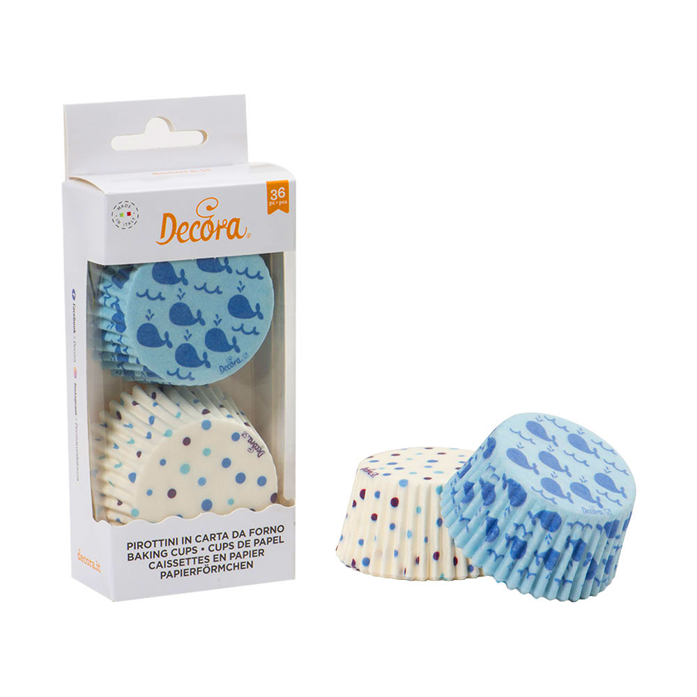 Decora Muffinsformer, Standard -Hval- pk/36