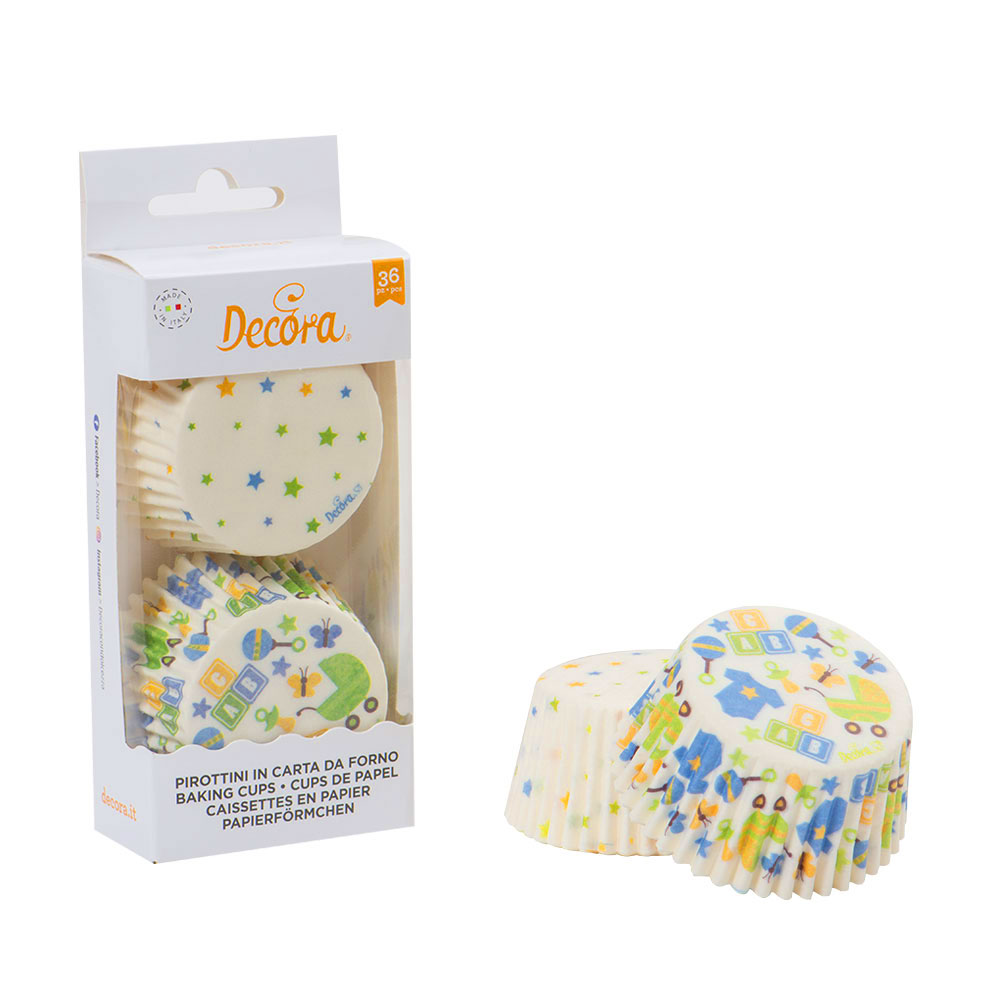 Decora Muffinsformer, Standard -Baby- pk/36