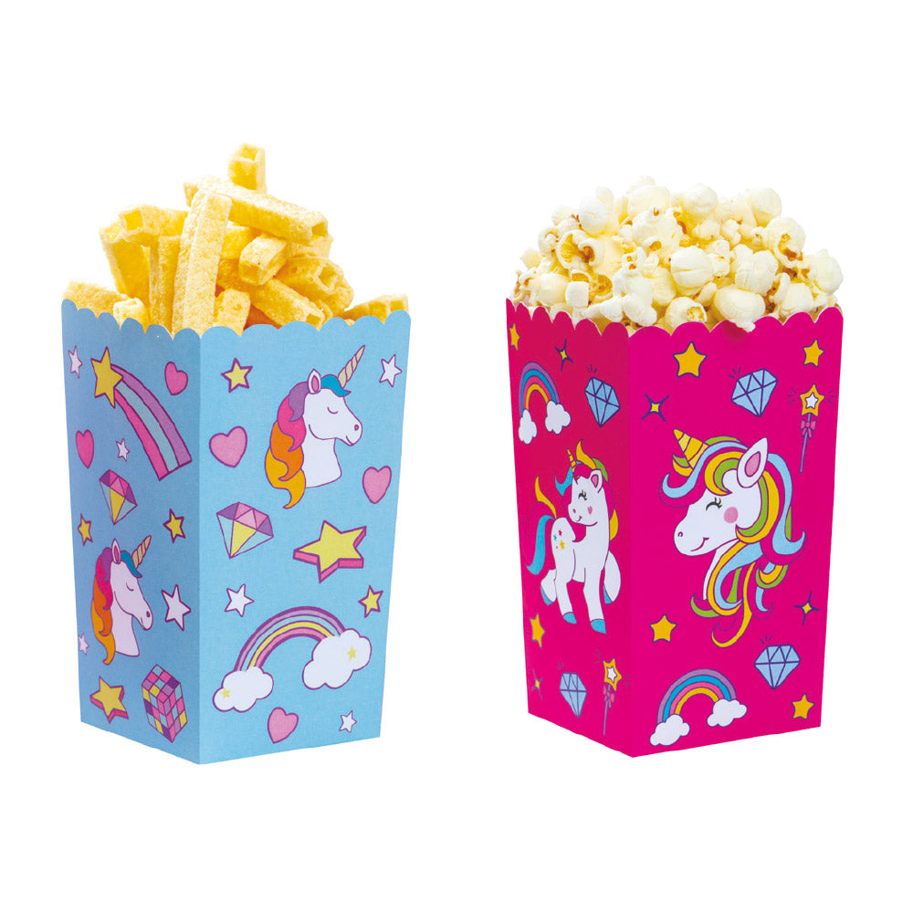 Popcornbeger Enhjørning, 6 stk
