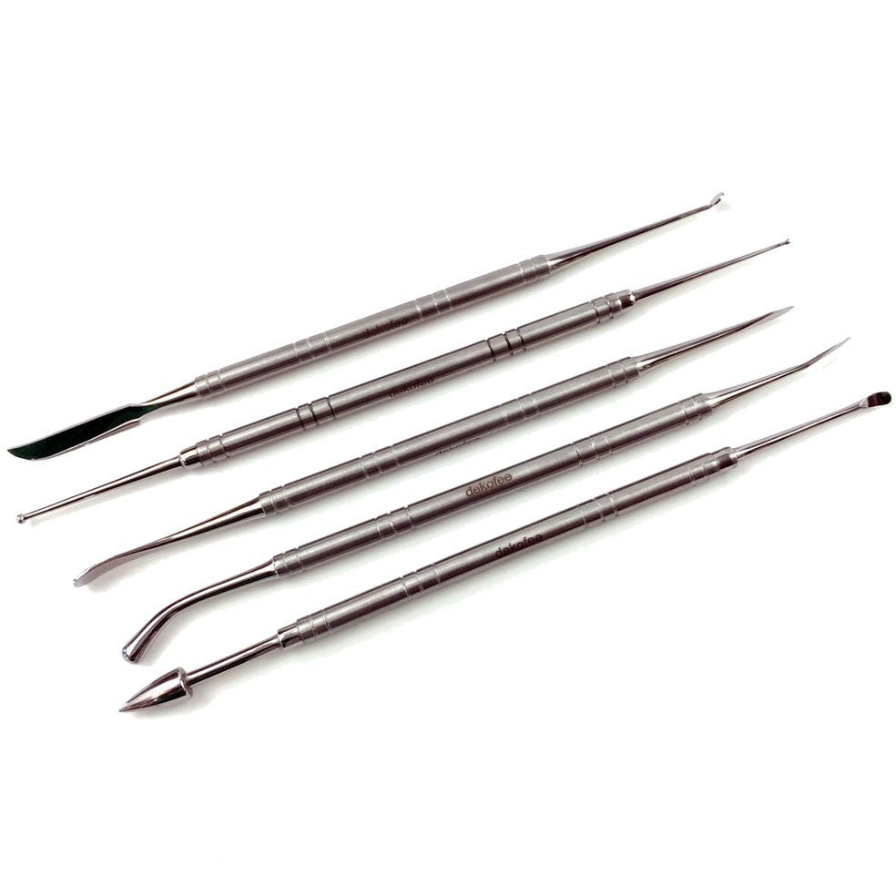 Professjonell modellering - Verktøysett - Stainless Steel 5 deler