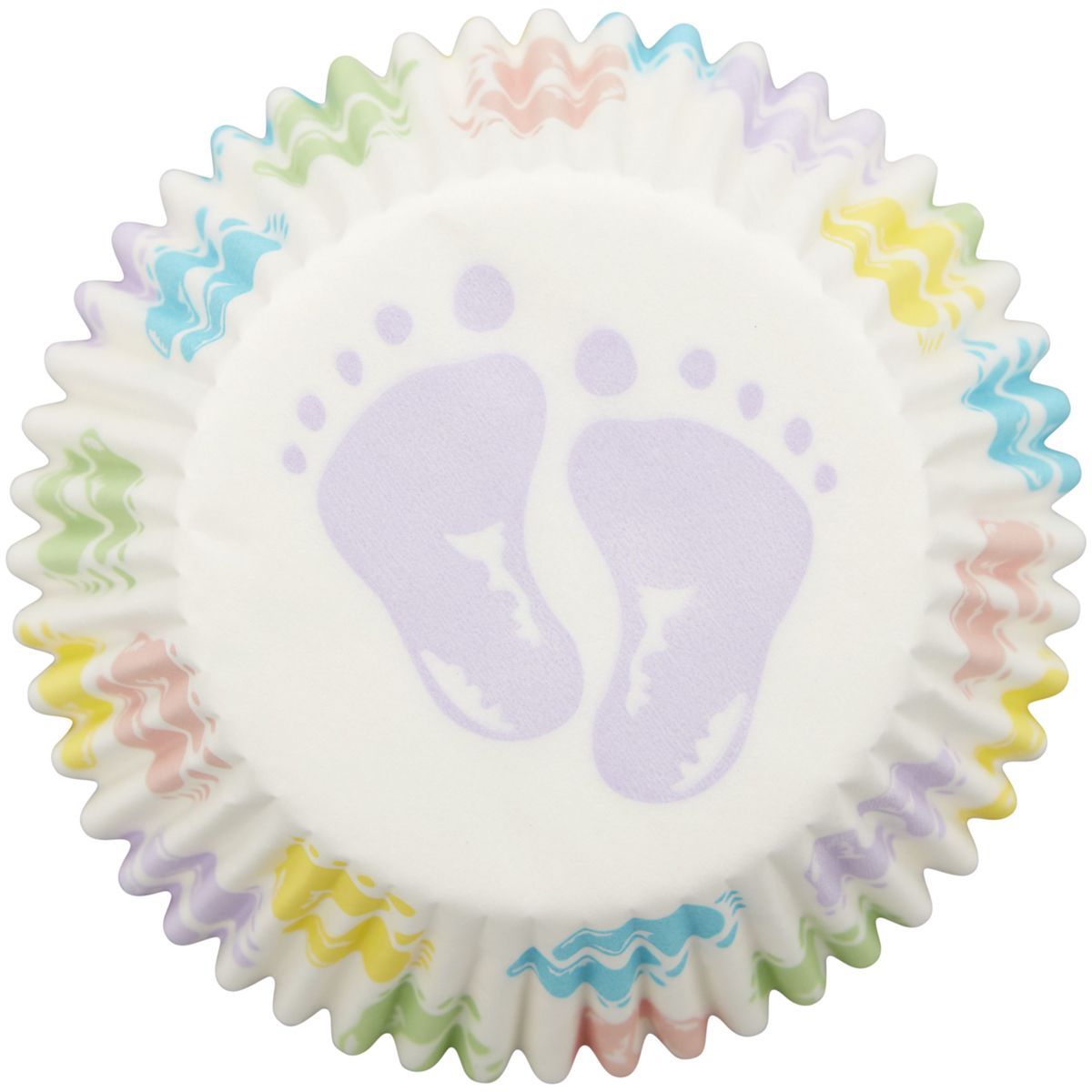 Wilton Muffinsformer Babyføtter, 75 stk