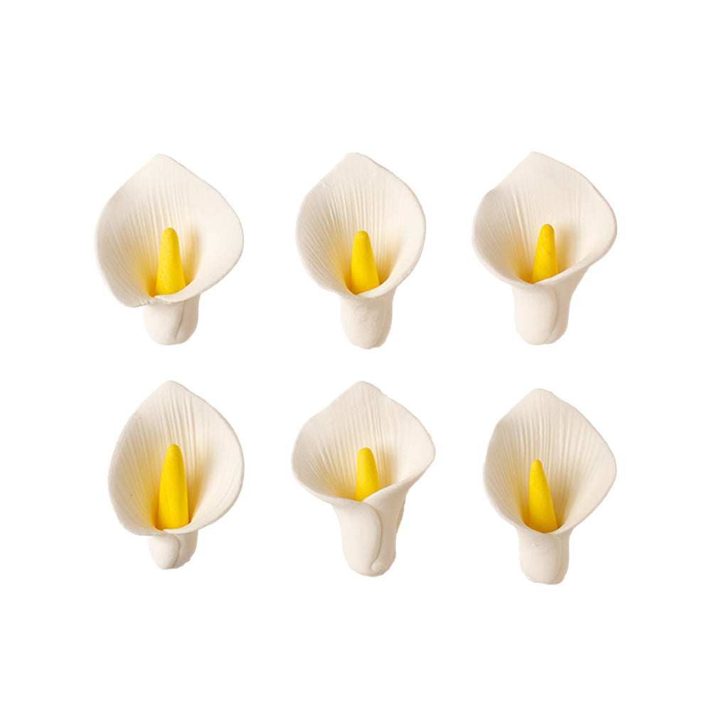 Decora Spiselig Kakepynt -Calla liljer- pk/6