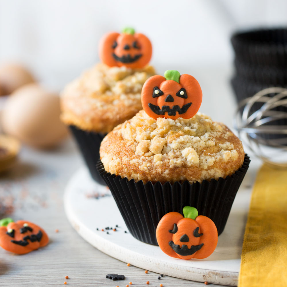 Cupcakedekorasjoner halloween