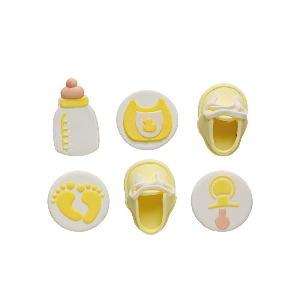 kakepynt til babyshower og dåp