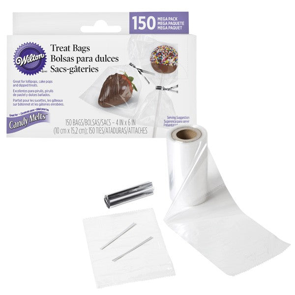 Gjennomsiktige gaveposer, 150 stk