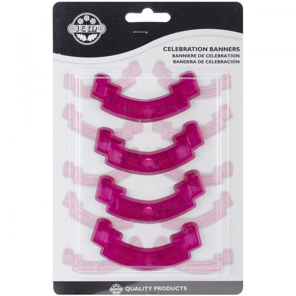 Celebration Banners Set Of 4 Pc
