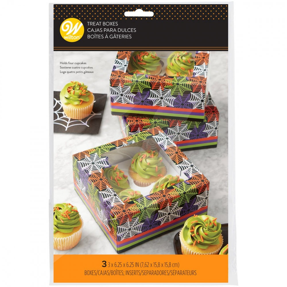 Wilton Eske til 4 cupcakes -Spindelvev- pk/3