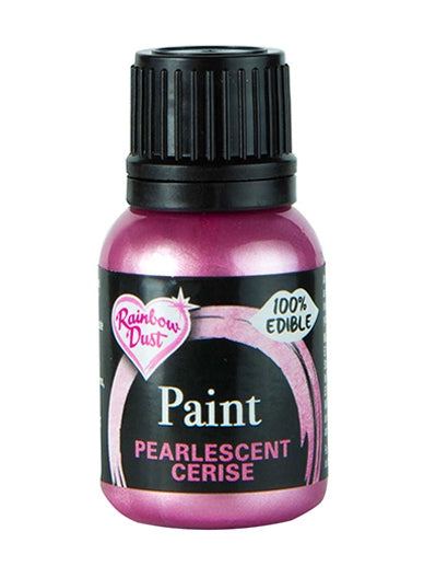 Spiselig maling Metallisk Rosa 25ml