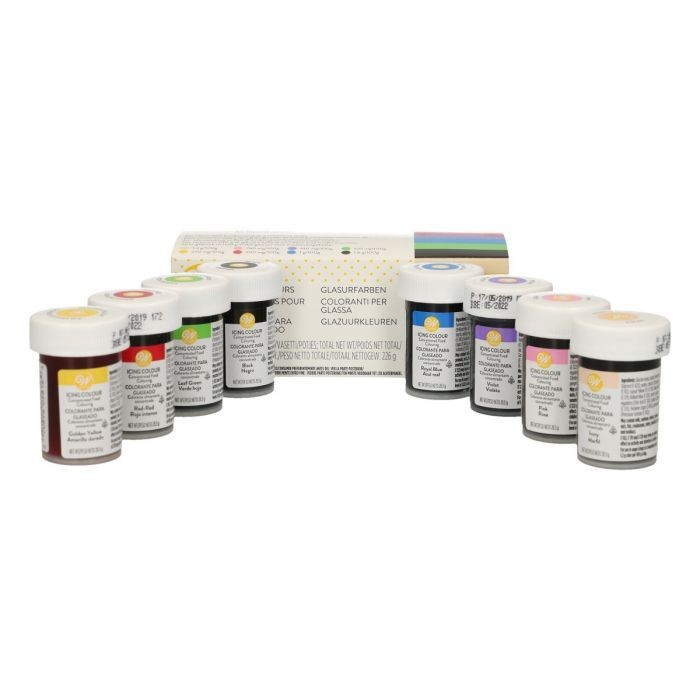 Wilton pastafarge – sett med 8 farger