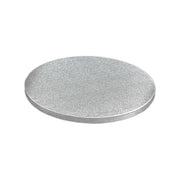 Kake Drum Rund Sølv 25cm