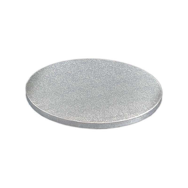 Kake Drum Rund Sølv 25cm