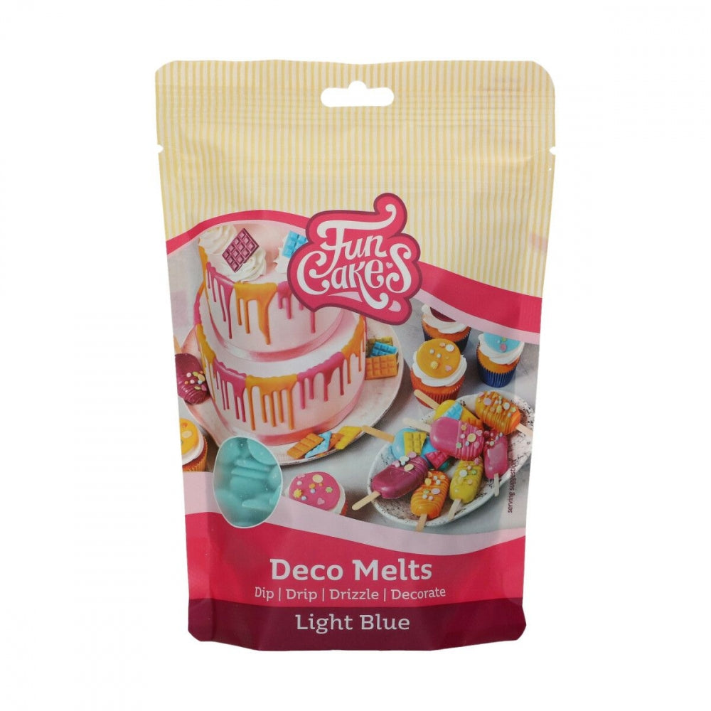 FunCakes Deco Melts -Lyseblå- 250g