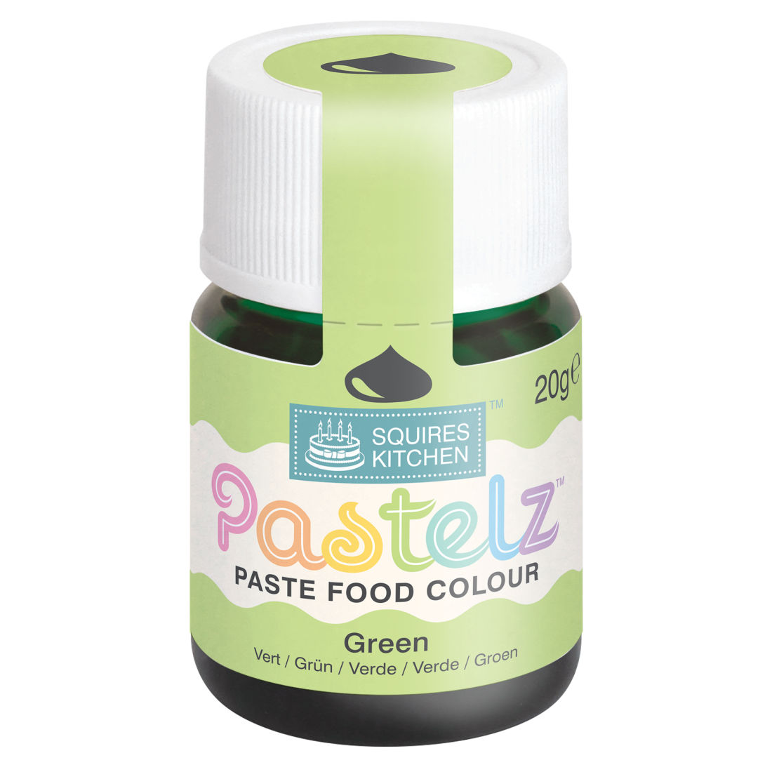 Matfarge pastellgrønn