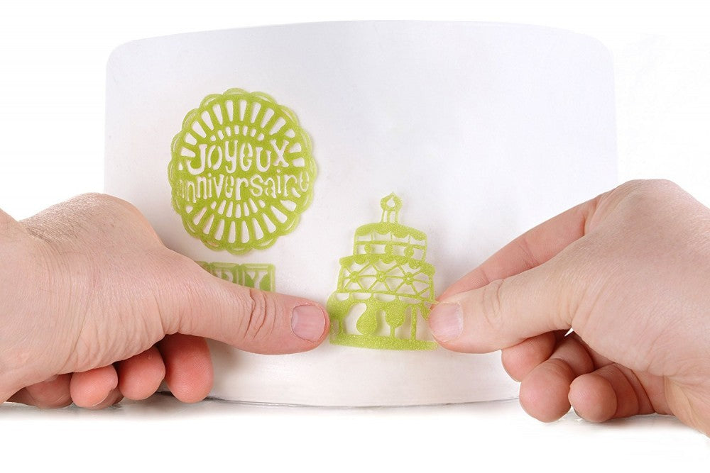 Silikomart Cake Lace silikonmatte -Happy Birthday-
