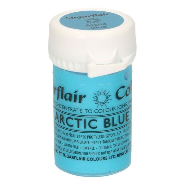 Sugarflair pastafarge Satin Arctic Blue 25g