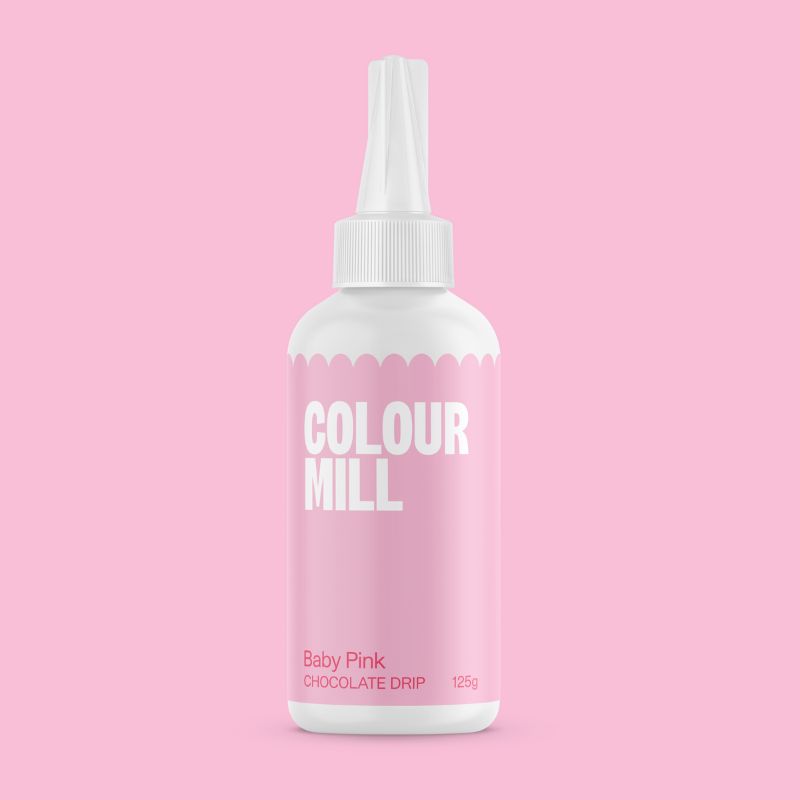 Colour mill sjokoladedrip baby pink