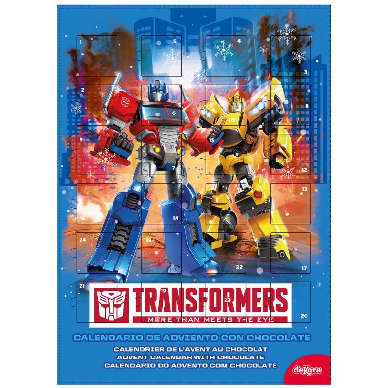 Transformers adventskalender sjokolade
