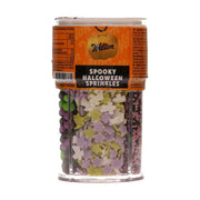 Wilton Strøssel -Spooky Halloween- 4-i-1, Hvit, Svart, Lilla, Grønn, 110 g