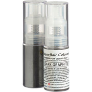 Sugarflair Spiselig Glitter Spray – Mørk Grafitt 10g (E171-fri)