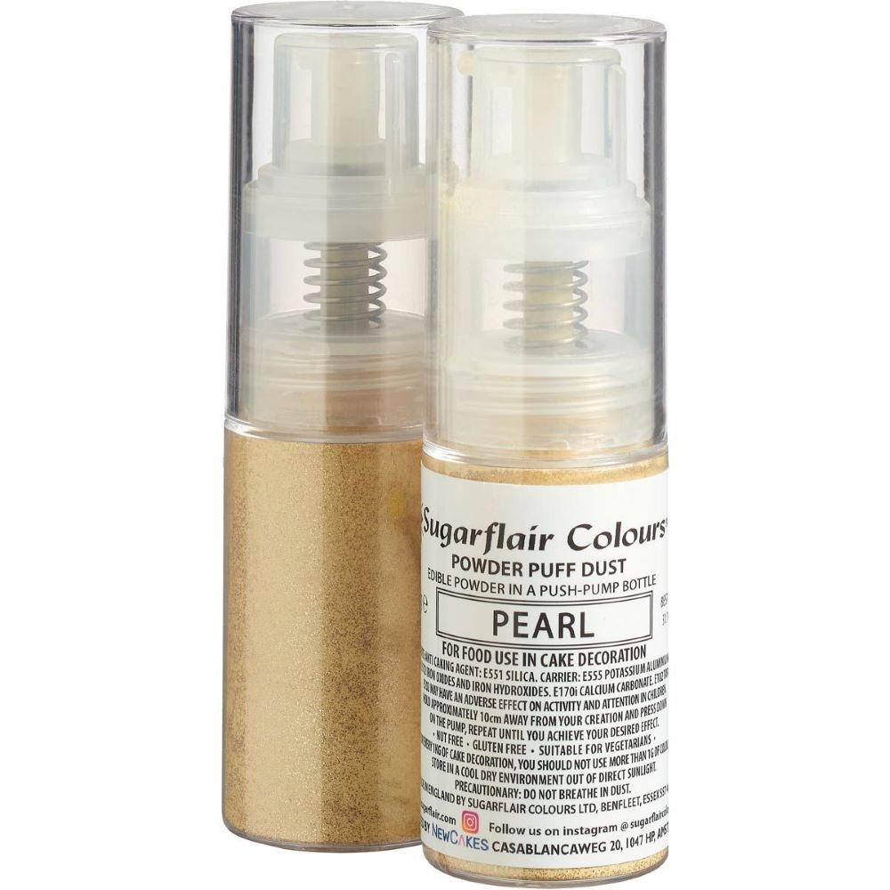 Sugarflair Spiselig Pudder Spray – Pearl 10g