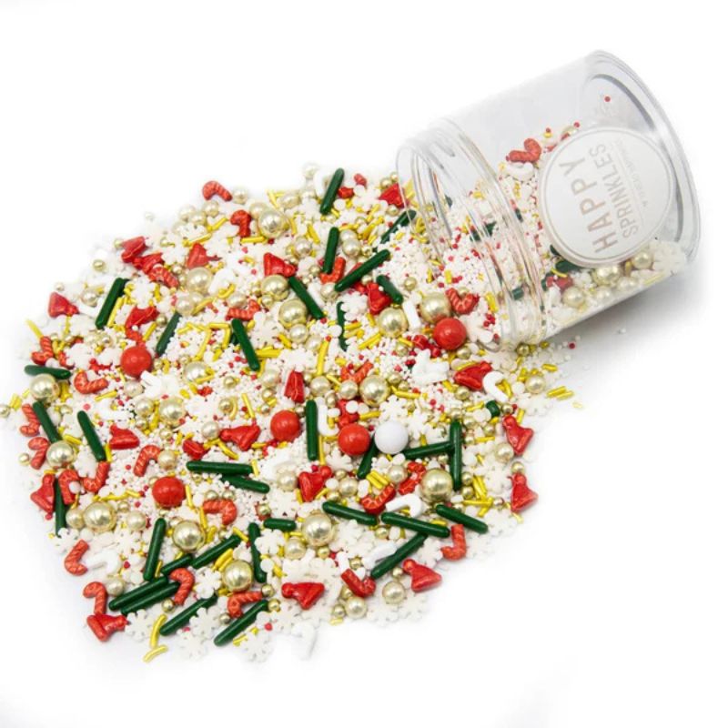 kakestrø til jul fra happy sprinkles