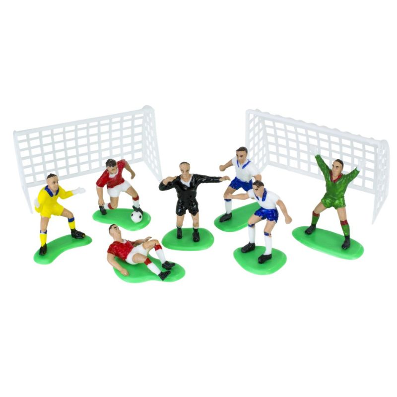 Fotball kakepynt til fotballbanekake