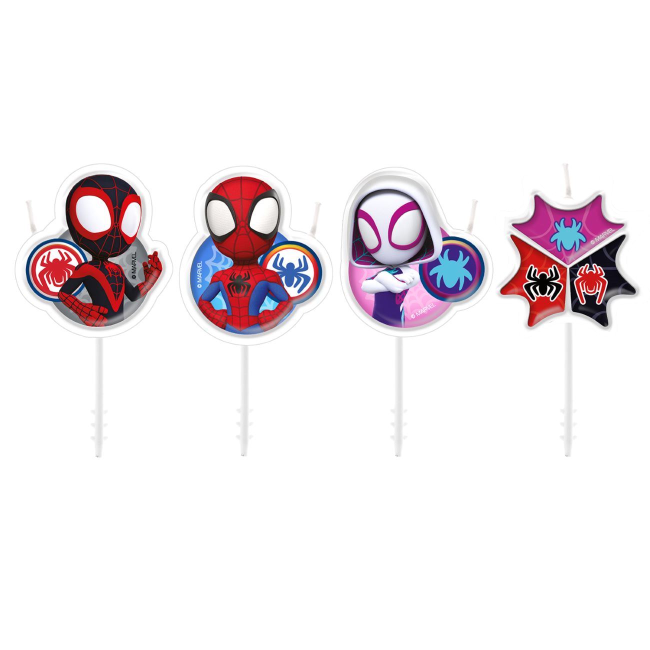 Spidey Jubilæum Lys for Kakedekorasjon