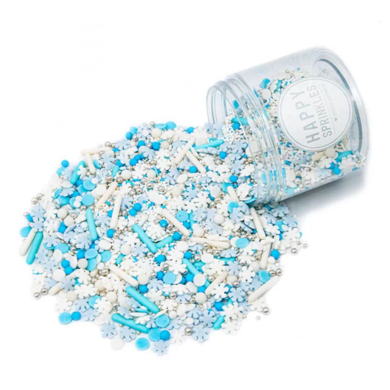 Happy Sprinkles Vegansk Kakestrø - Baby it's cold outside 90g