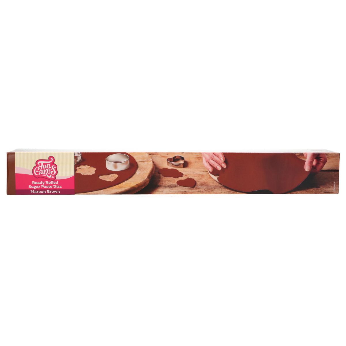 Fondantlokk av brun fondant fra FunCakes, 430g