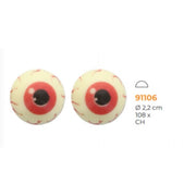 funcakes spiselig kakepynt halloween blodige øyne