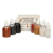 Sugarflair Airbrushfarge -Glittermix- sett/6