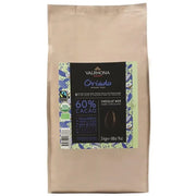 Pakke på 3kg med Valrhona mørk sjokolade 60% av typen Oriado