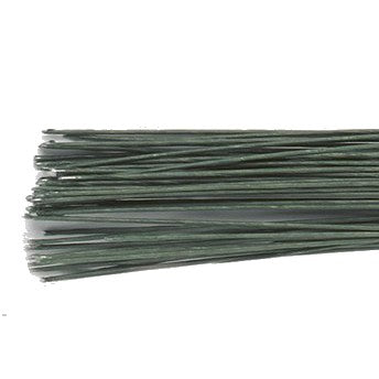 Blomsterwire Mørk grønn 50stk 0,25mm 30 gauge