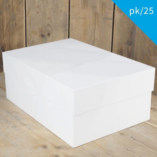 FunCakes Kakeesker -Hvit- 40x30x15cm- pk/25