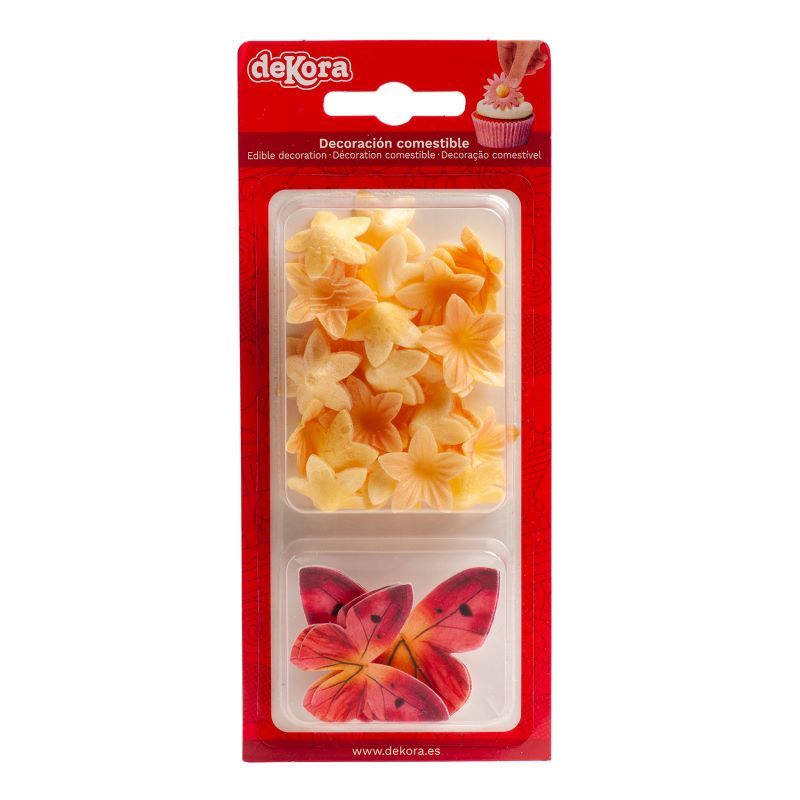 mini spiselige blomster gule